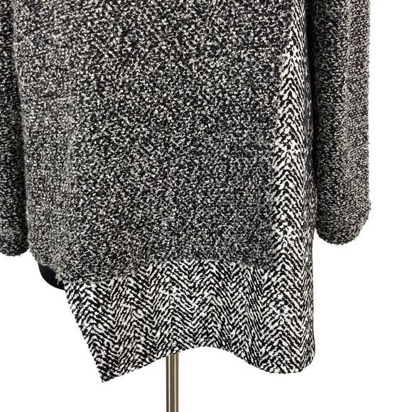 Matti Mamane XL Gray Top Cowl Neck Asymmetric Art To Wear Lagenlook Office - Picture 8 of 9